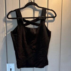 Black Sleeveless Top